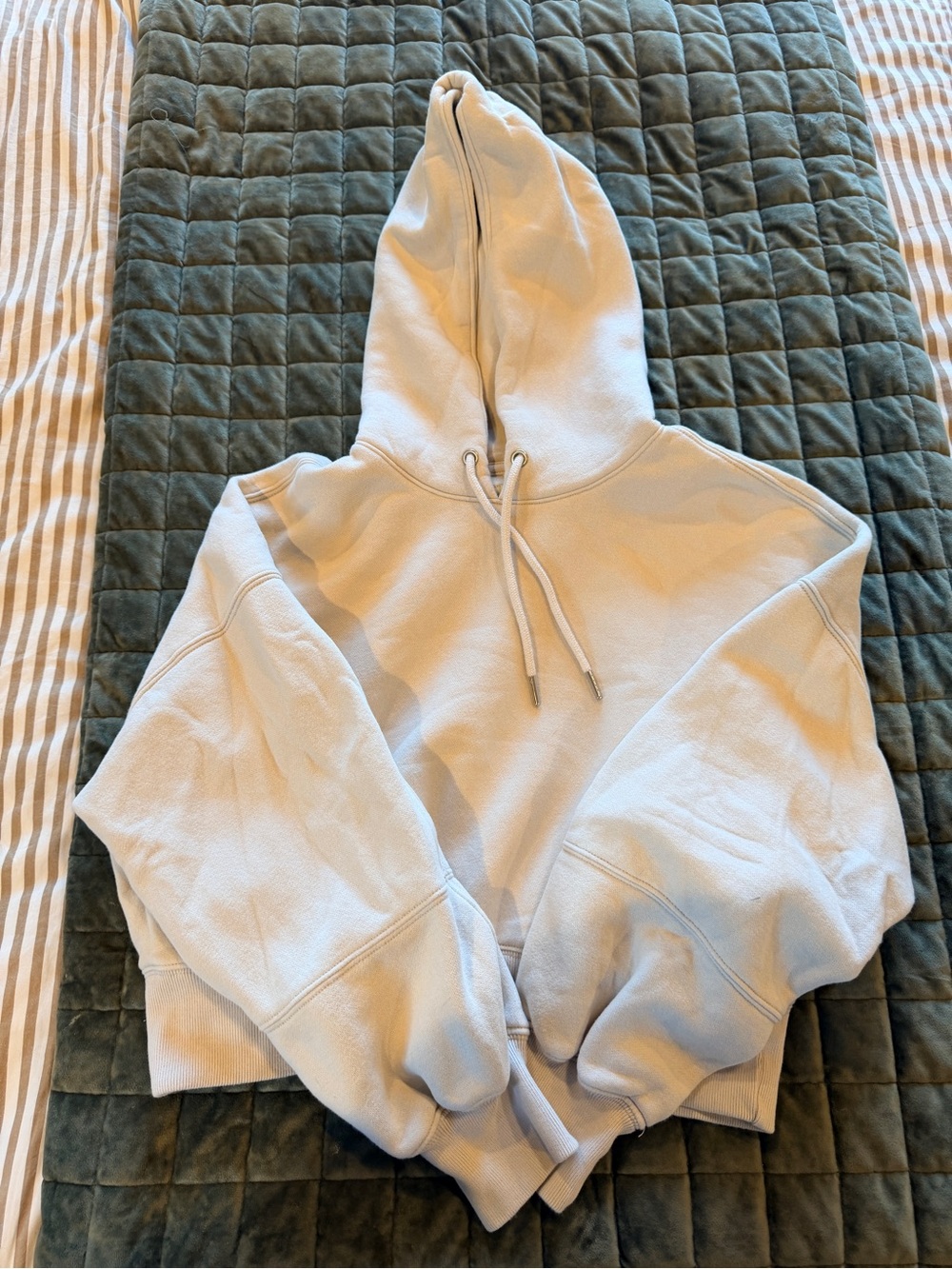 Abercrombie & Fitch Women's Cowl Neck Hooded Sweater - Cream